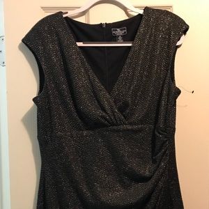 American Living black & silver evening dress.